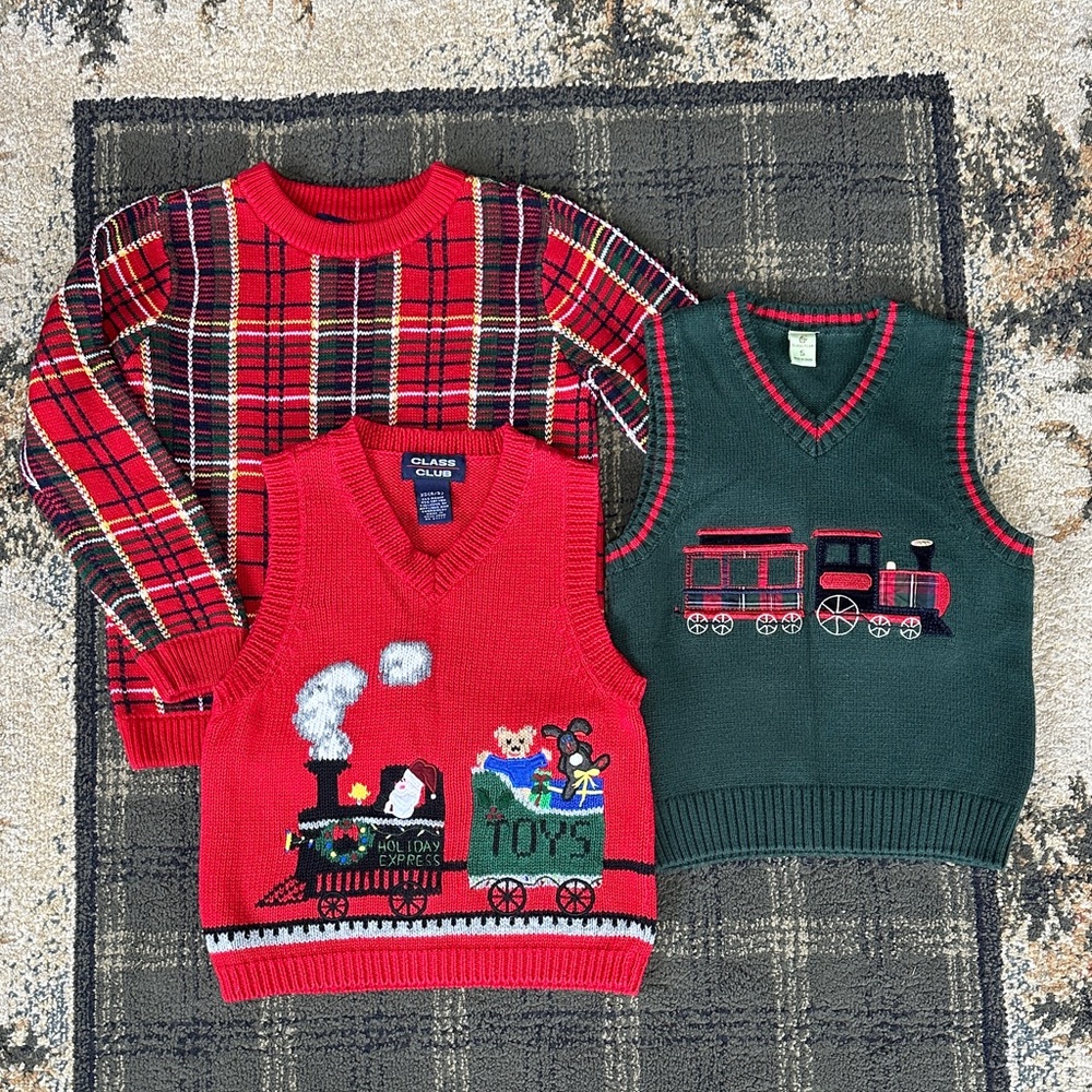 Boys Holiday Christmas Sweater Bundle (4/5)